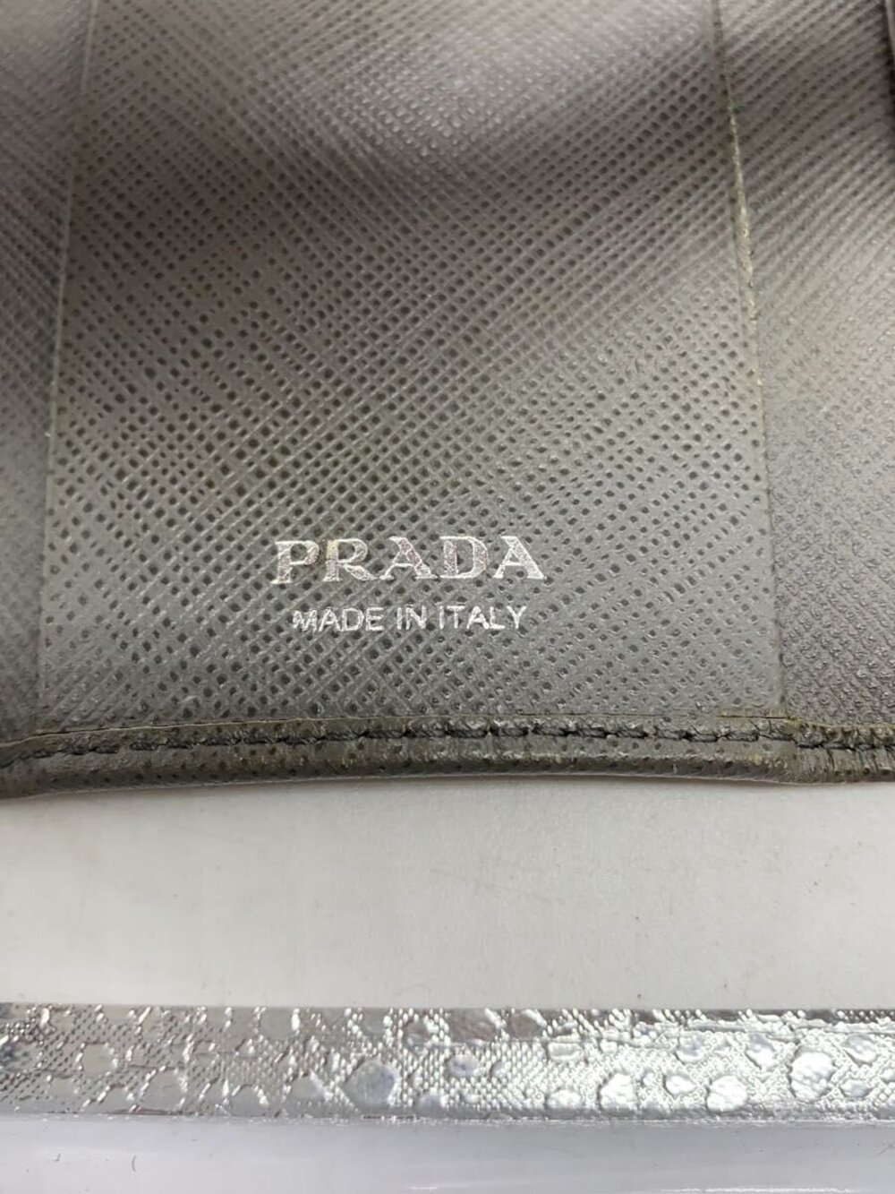 Prada Key Case Wallet Gray - Picture 3 of 5